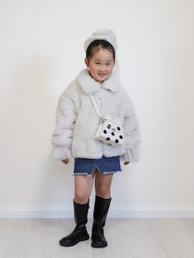 「CIAOPANIC TYPY（チャオパニックティピー）のアイテム」を使った、yuto@airiさん（キッズ・110cm）の冬コーディネート