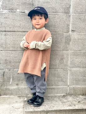 「Birthday（バースデイ）のアイテム」を使った、yuto@airiさん（キッズ・90cm）の秋コーディネート