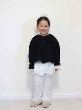 「アイテム（ブーツ）」を使った、yuto@airiさん（キッズ・110cm）の冬コーディネート