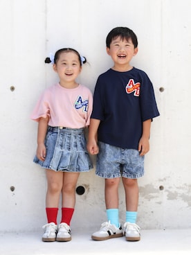 「アイテム（パンツ）」を使った、yuto@airiさん（キッズ・100cm）の夏コーディネート