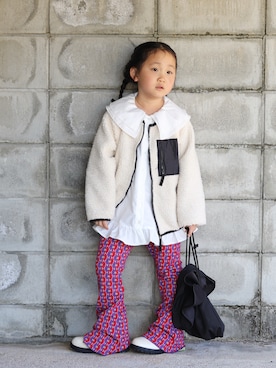 「アイテム（ジャケット/アウター）」を使った、yuto@airiさん（キッズ・110cm）の冬コーディネート