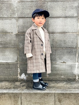 「quoti use fith（クゥオティ　ユース　フィス）のアイテム」を使った、yuto@airiさん（キッズ・90cm）の秋コーディネート