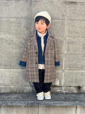 「GENERATOR（ジェネレーター）のアイテム」を使った、yuto@airiさん（キッズ・100cm）の冬コーディネート