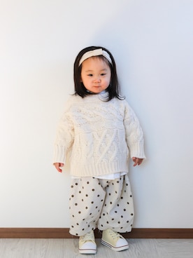 「MAKE YOUR DAY（メイクユアデイ）のアイテム」を使った、yuto@airiさん（キッズ・100cm）の秋コーディネート