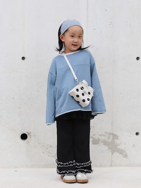 「アイテム（ヘアアクセサリー）」を使った、yuto@airiさん（キッズ・110cm）の秋コーディネート