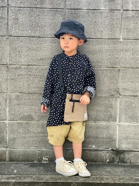 「GENERATOR（ジェネレーター）のアイテム」を使った、yuto@airiさん（キッズ・100cm）の秋コーディネート