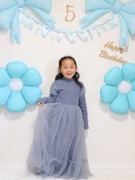 「アイテム（ワンピース/ドレス）」を使った、yuto@airiさん（キッズ・110cm）の冬コーディネート