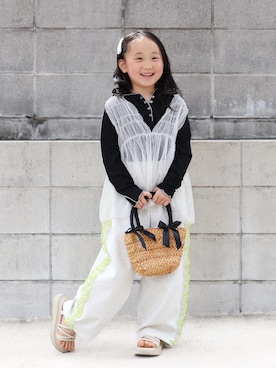 「green label relaxing（グリーンレーベルリラクシング）のアイテム」を使った、yuto@airiさん（キッズ・110cm）の春コーディネート