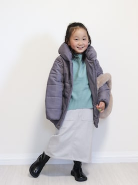 「アイテム（スカート）」を使った、yuto@airiさん（キッズ・110cm）の冬コーディネート