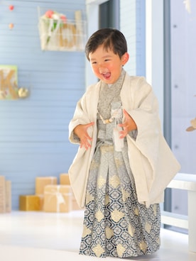 「袴」｜「アイテム（その他）」を使った、yuto@airiさん（キッズ・90cm）の秋コーディネート