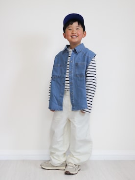 「riziere（リジェール）のアイテム」を使った、yuto@airiさん（キッズ・125cm）の冬コーディネート