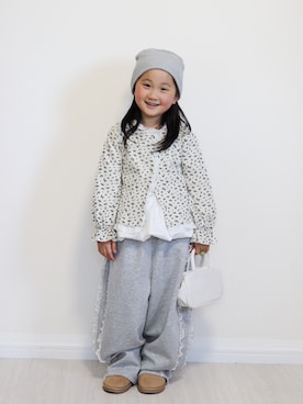 「BAYFLOW（ベイフロー）のアイテム」を使った、yuto@airiさん（キッズ・110cm）の冬コーディネート