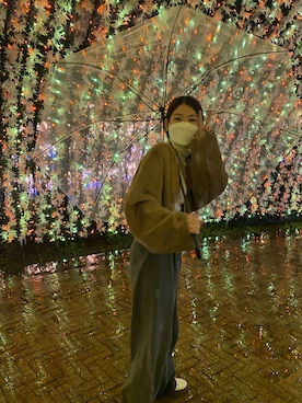 「UNIQLO（ユニクロ）のエクストラファインメリノリブタートルネックセーター（長袖）（ニット/セーター）」を使った、かおりさん（レディース・150cm）の冬コーディネート