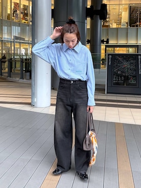 「アイテム（バンダナ/スカーフ）」を使った、yuuさん（レディース・165cm）の夏コーディネート