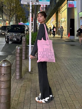 「アイテム（マフラー）」を使った、yuuさん（レディース・165cm・30代）の秋コーディネート