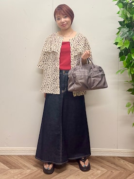 「Right-on（ライトオン）のアイテム」を使った、さこちゃんさん（レディース・146cm）の夏コーディネート