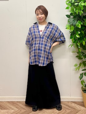 「SOMETHING（サムシング）のアイテム」を使った、さこちゃんさん（レディース・146cm）の秋コーディネート