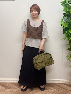 「Right-on（ライトオン）のアイテム」を使った、さこちゃんさん（レディース・146cm）の夏コーディネート