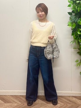 「SOMETHING（サムシング）のアイテム」を使った、さこちゃんさん（レディース・146cm）の秋コーディネート