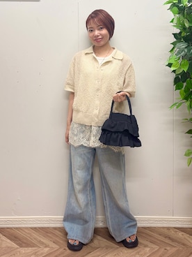 「Right-on（ライトオン）のアイテム」を使った、さこちゃんさん（レディース・146cm）の夏コーディネート