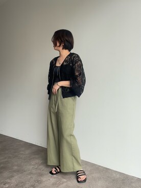 「prose verse（プロズヴェール）のアイテム（ジャケット/アウター）」を使った、minaさん（レディース・159cm）の春コーディネート