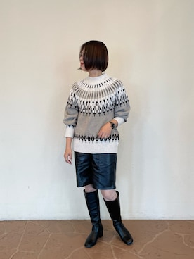 minaさん（レディース・159cm）の冬コーディネート