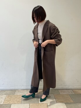 チェスターコートを使った 秋トレンド21 のレディース人気ファッションコーディネート Wear