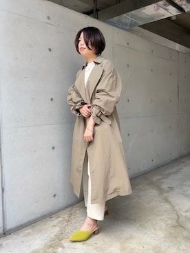 「prose verse（プロズヴェール）のアイテム（ジャケット/アウター）」を使った、minaさん（レディース・159cm）の冬コーディネート