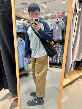 LeeYuPangさん(メンズ・165cm)の冬コーディネート