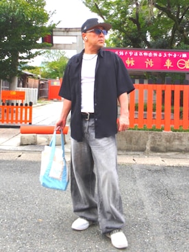 「AVIREX（アヴィレックス）のアイテム（Tシャツ/カットソー）」を使った、Kelloggsさん（メンズ・168cm）の秋コーディネート