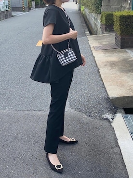 「M y u（ミュー）のアイテム」を使った、ikmさん（レディース・158cm）の夏コーディネート