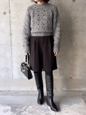 ikmさん（レディース・158cm）の冬コーディネート