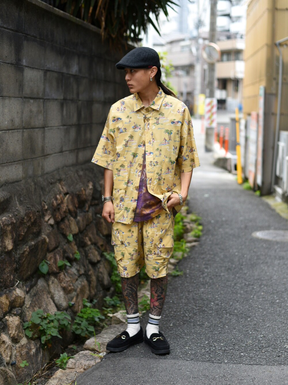 masterkey アロハシャツ、ショーツSET UP masterkey アロハシャツ、ショーツSET UP Amazon.co.jp