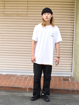 「JIMMY'Z（ジミーズ）のアイテム」を使った、モリネさん（メンズ・168cm）の夏コーディネート