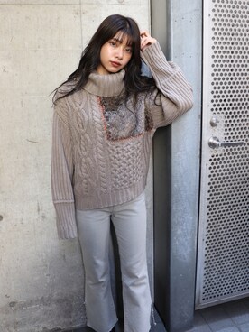 MURUAさん(レディース・160cm)の冬コーディネート