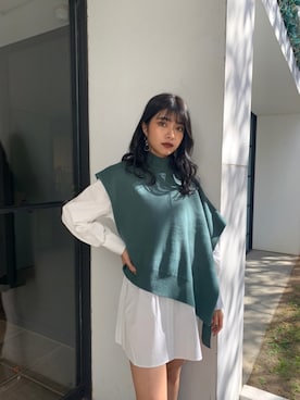 「MURUA(MURUA)」｜MURUAさん（レディース・160cm）の冬コーディネート