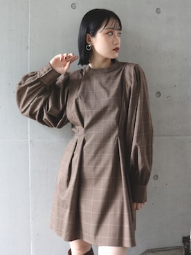 「アイテム（ワンピース、その他）」を使った、MURUAさん（レディース・160cm）の秋コーディネート