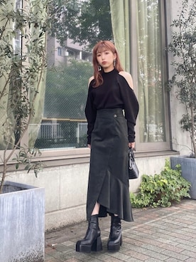 「murua」｜MURUAさん（レディース・160cm）の秋コーディネート