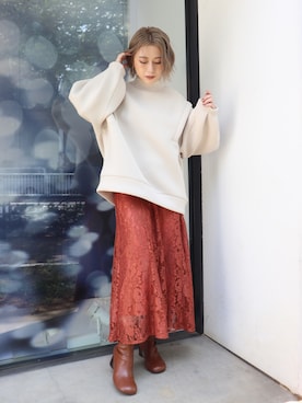 MURUAさん（レディース・160cm）の冬コーディネート