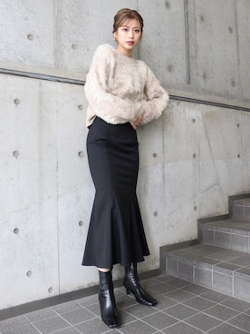 「MURUA(MURUA)」｜MURUAさん（レディース・160cm）の冬コーディネート