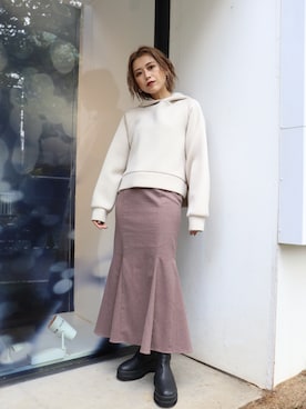 「murua」｜MURUAさん（レディース・160cm）の冬コーディネート