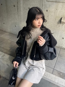 「murua」｜MURUAさん（レディース・160cm）の冬コーディネート