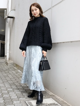 MURUAさん（レディース・160cm）の冬コーディネート