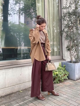 MURUAさん（レディース・160cm）の秋コーディネート