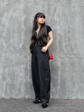 「MONO-MART（モノマート）のアイテム」を使った、花音さん（キッズ・150cm）の春コーディネート