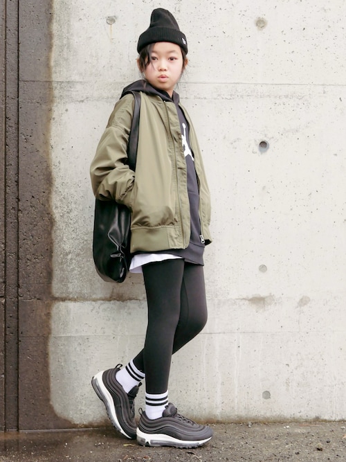 【OUAT】008  Knit ブラック NEW ERA/ニューエラ キッズ ビーニー Kid's ソフト カフニット