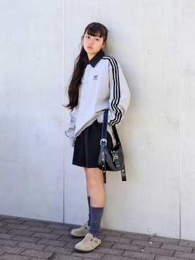 「アイテム（トップス）」を使った、花音さん（キッズ・149cm）の秋コーディネート