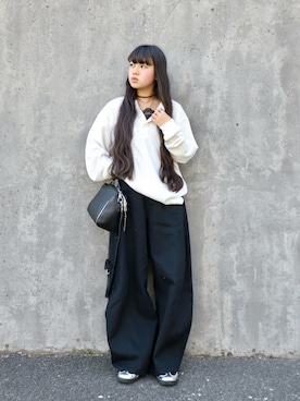 「アイテム（キャミソール）」を使った、花音さん（キッズ・150cm）の春コーディネート