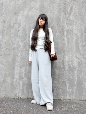 「MONO-MART（モノマート）のアイテム」を使った、花音さん（キッズ・150cm）の春コーディネート