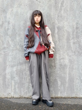 「Java（ジャバ）のアイテム」を使った、花音さん（キッズ・150cm）の冬コーディネート